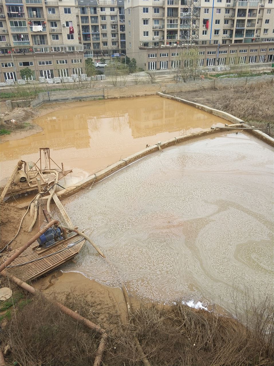 黄石港沉淀池淤泥清理-厂区废水池淤泥清淤